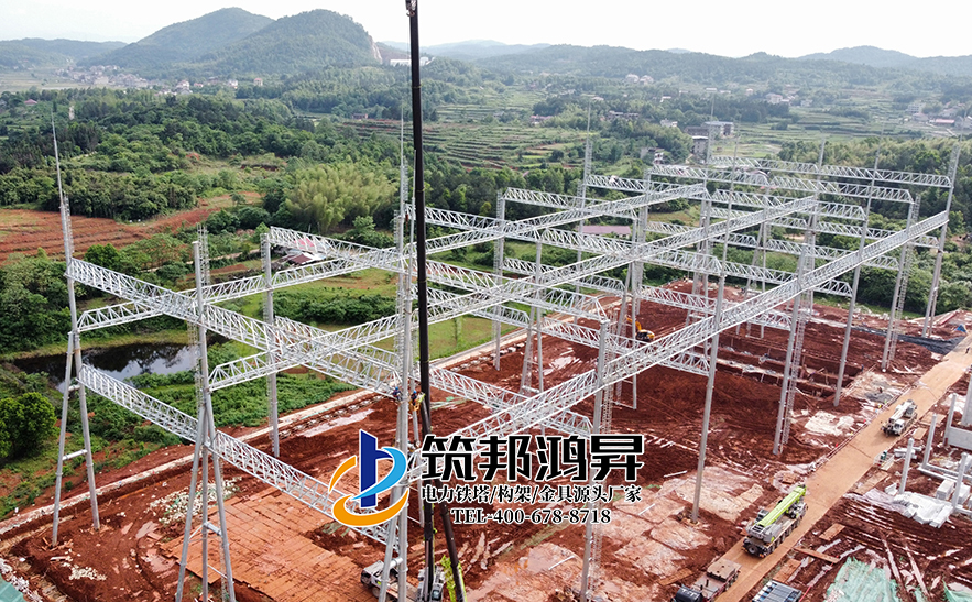 什么是變電站構架，由哪些部分組成及分類應用